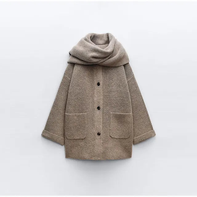 Amelie Scarf Coat