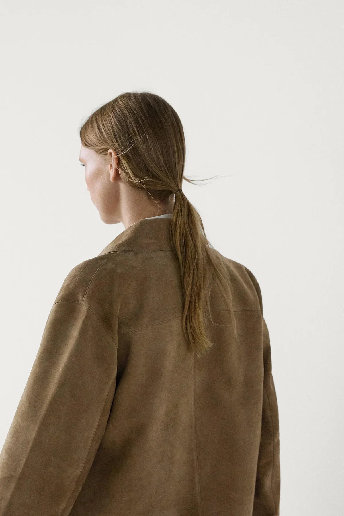 leren jack van splitsuède