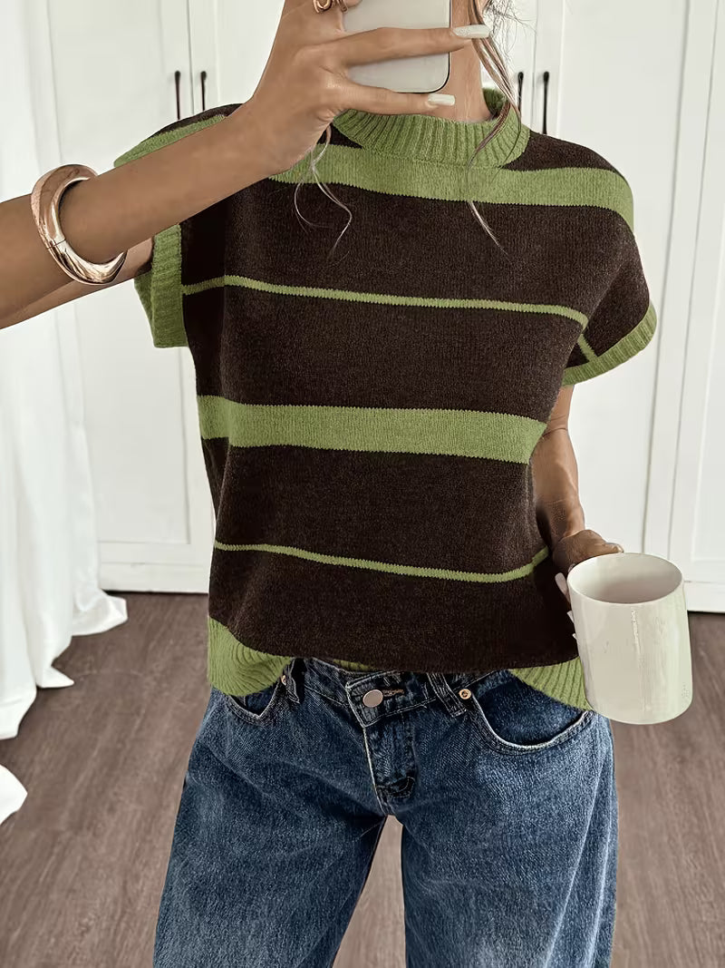 Stripe knit top | 1+1 gratis!