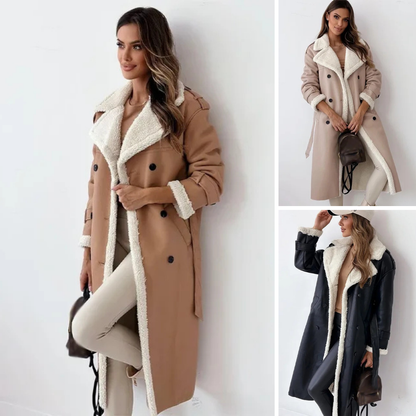 Livia | Lange wollen jas