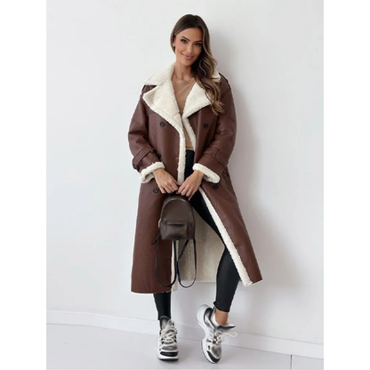 Livia | Lange wollen jas