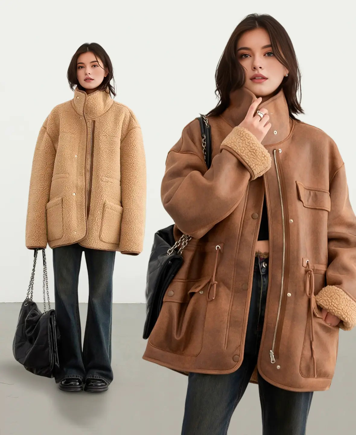 Reversible Shearling Parka - LORE