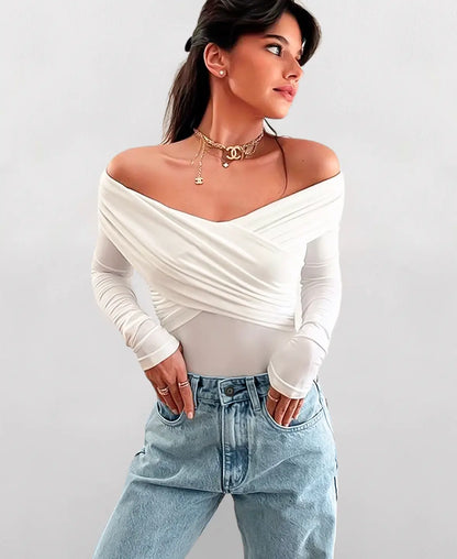 Luna off-shoulder bodysuit