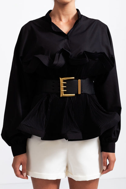 Ruffle blouse