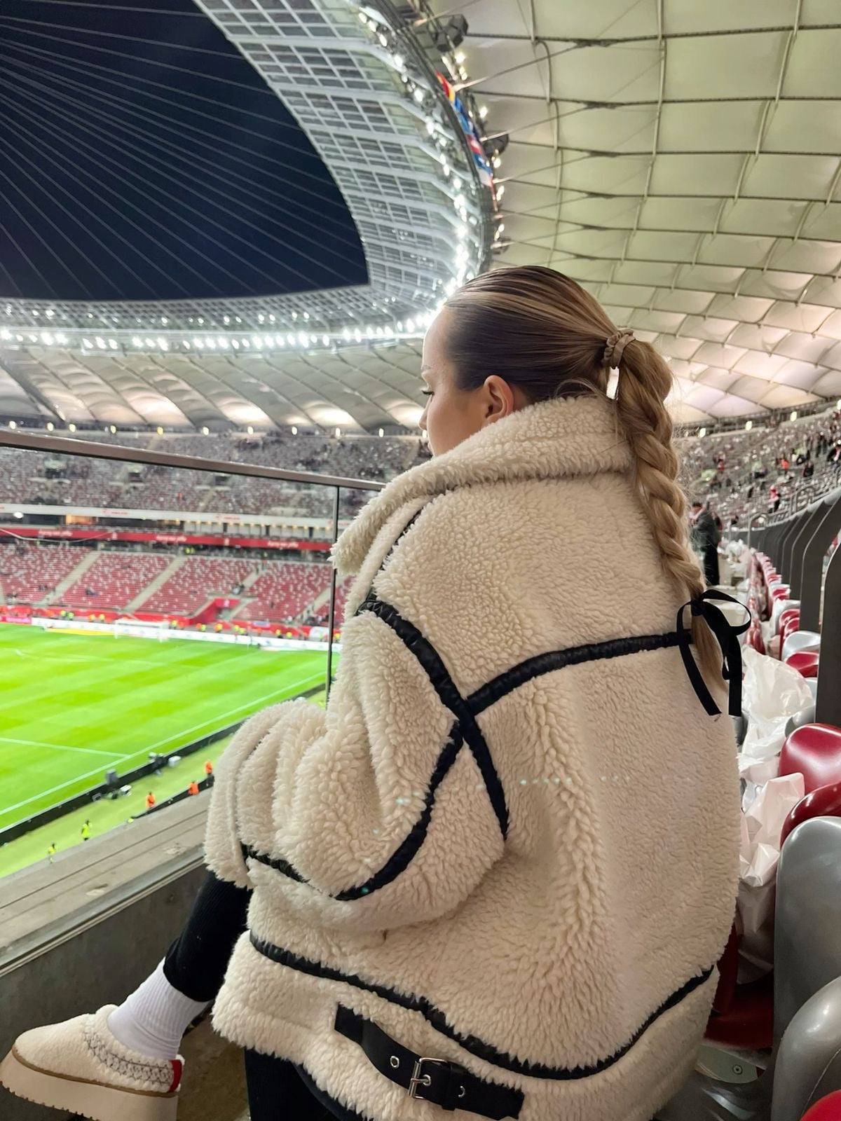 Hanna- Trendy Teddy Coat