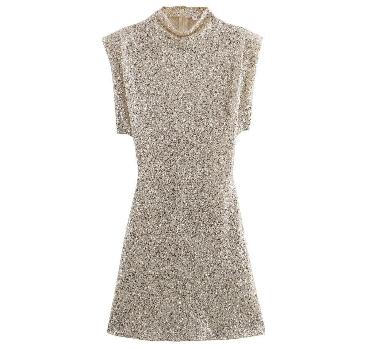 Luna- Trendy Glitter Jurk