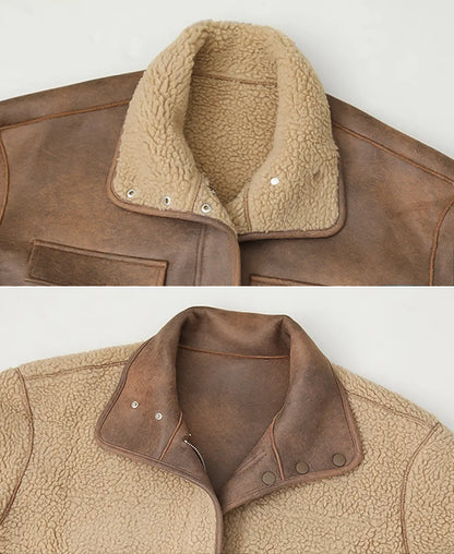 Reversible Shearling Parka - LORE