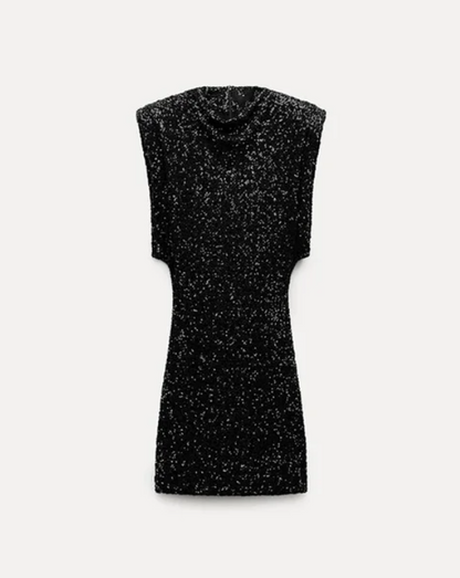 Luna- Trendy Glitter Jurk