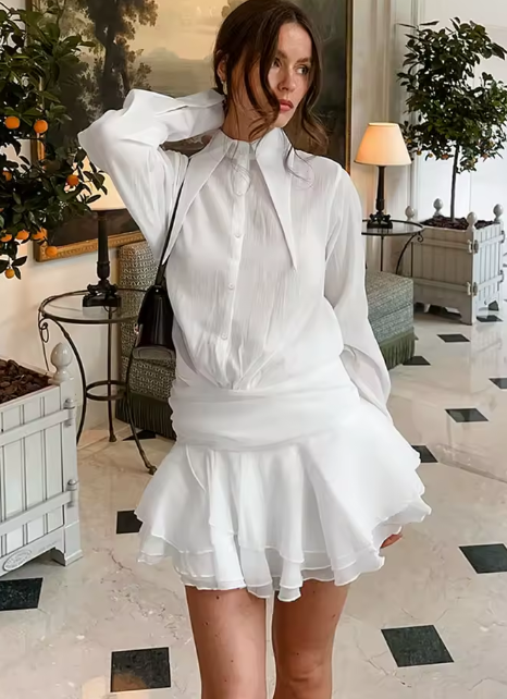 Ruffle Mini Dress