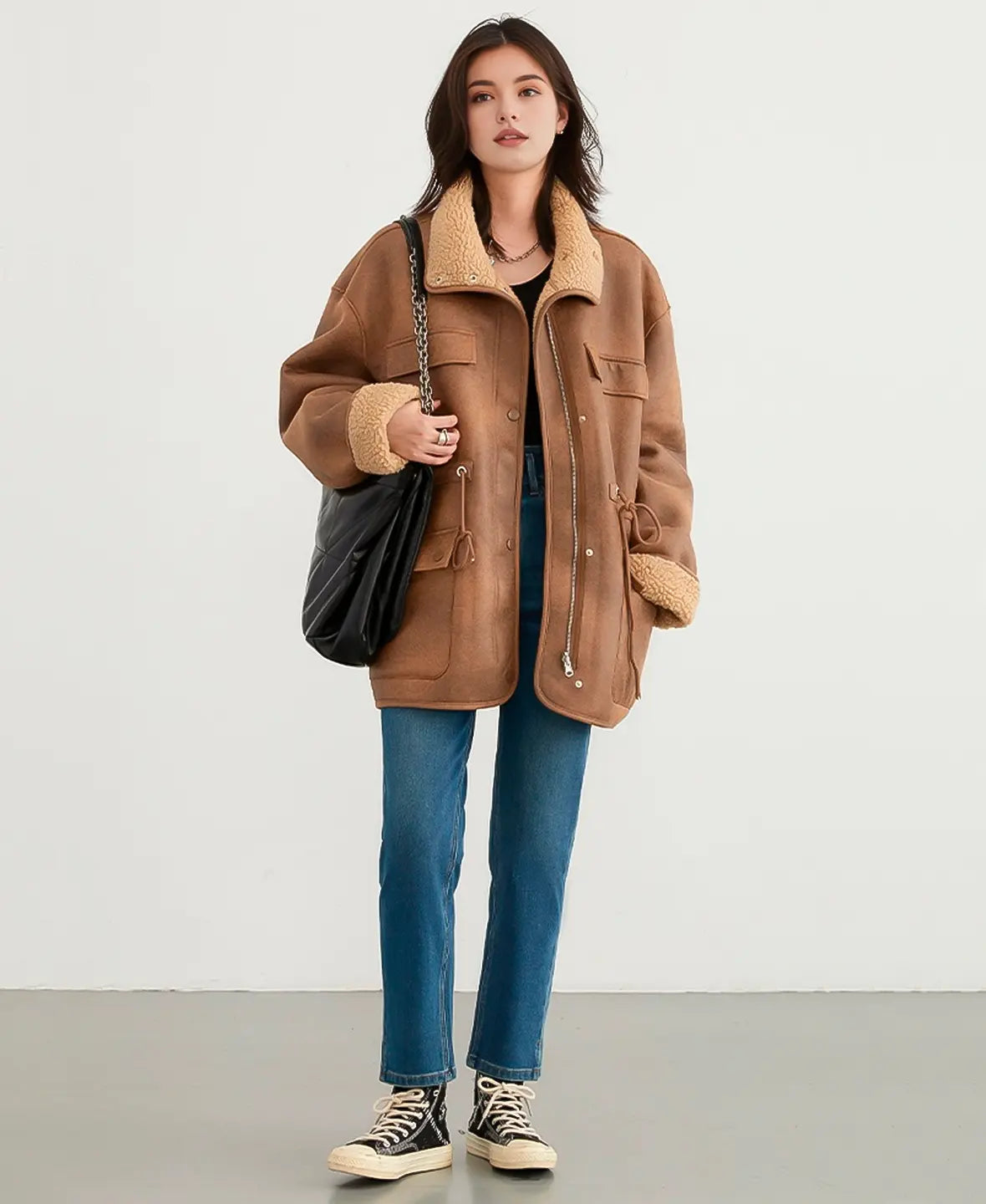 Reversible Shearling Parka - LORE