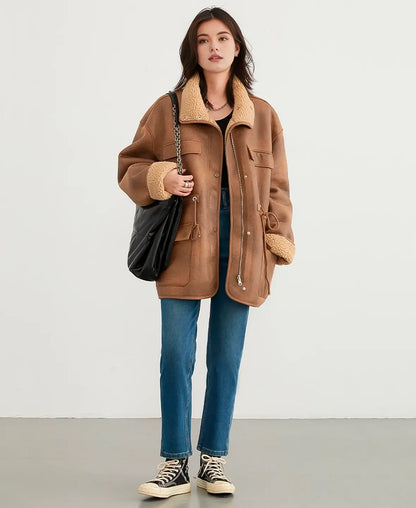 Reversible Shearling Parka - LORE