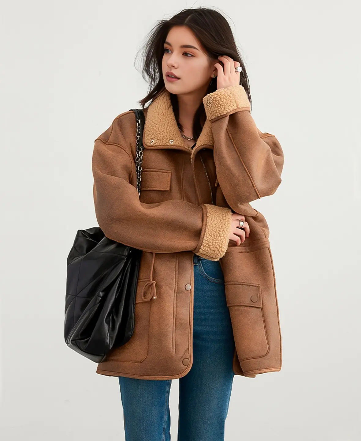 Reversible Shearling Parka - LORE