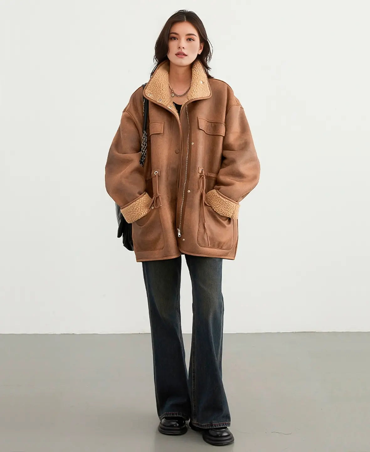 Reversible Shearling Parka - LORE