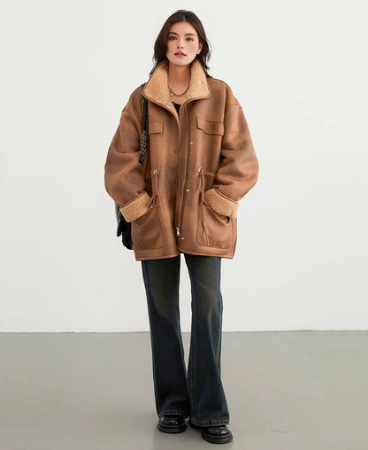 Reversible Shearling Parka - LORE