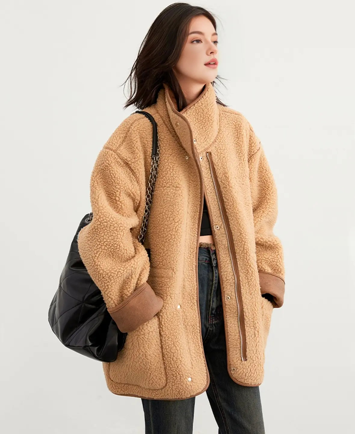 Reversible Shearling Parka - LORE