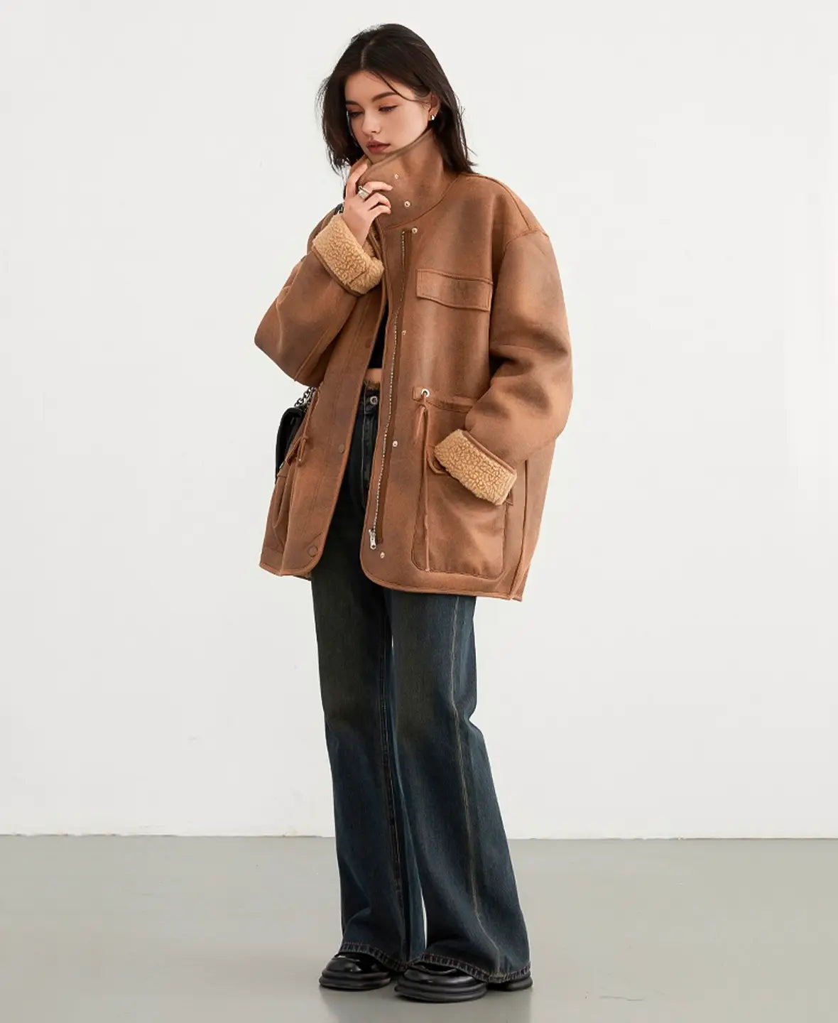 Reversible Shearling Parka - LORE