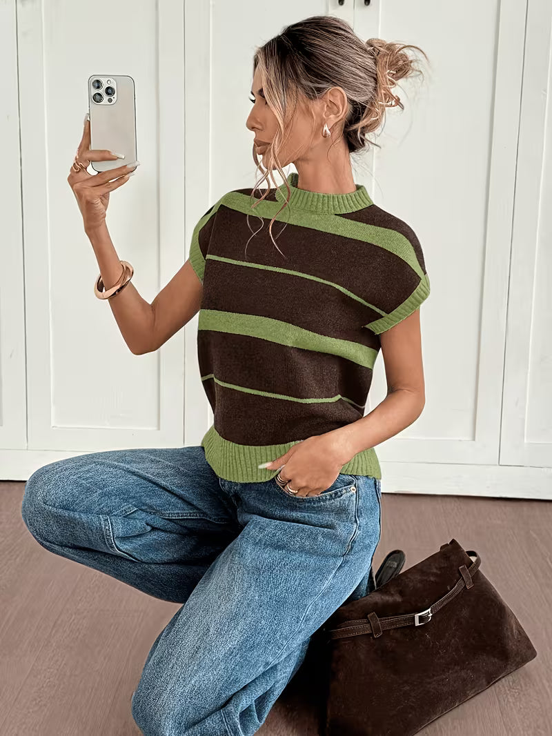 Stripe knit top | 1+1 gratis!