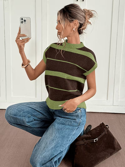 Stripe knit top | 1+1 gratis!